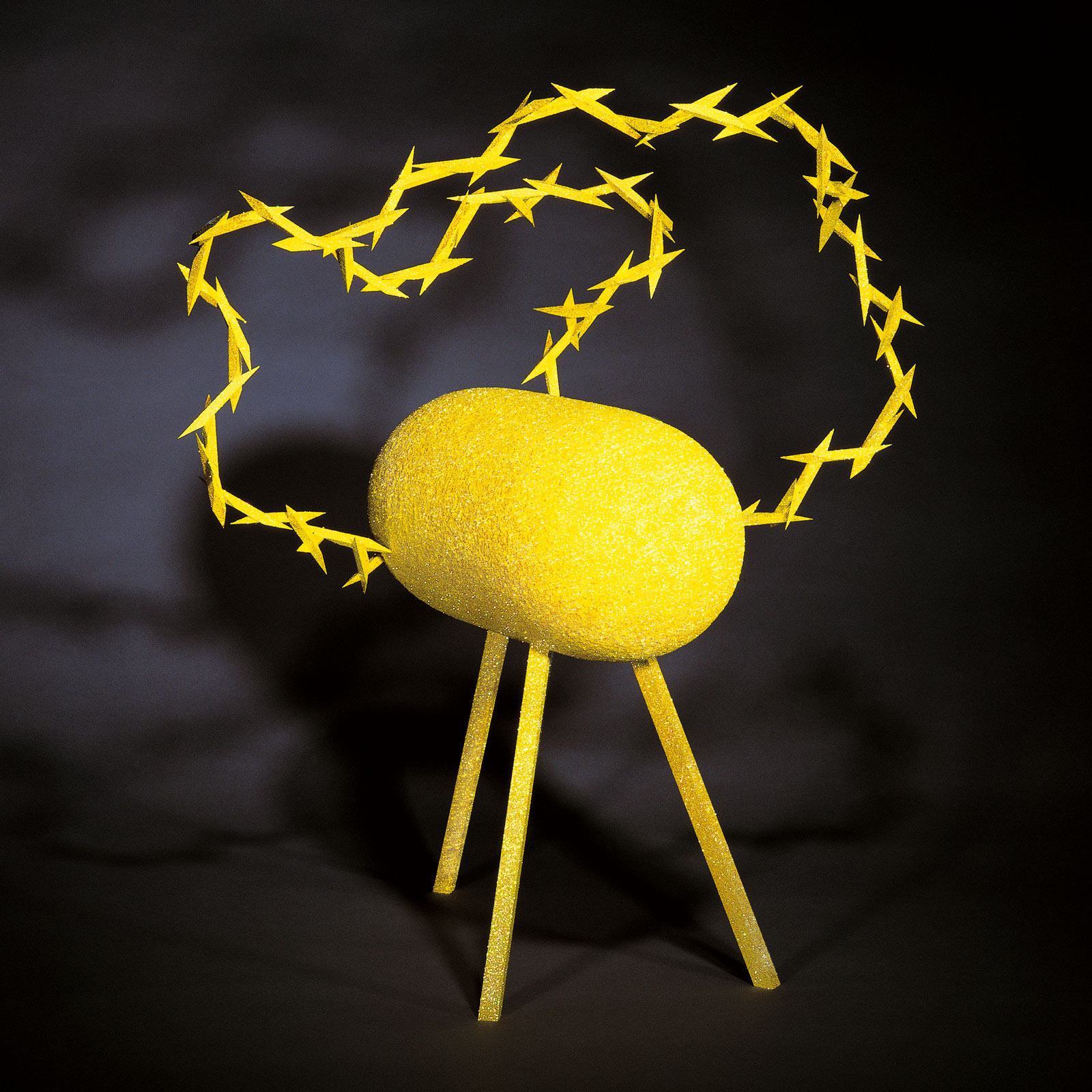 Vincent BEAURIN enseigne animal jaune éclair, 2003. Vincent BEAURIN enseigne animal jaune éclair, 2003.